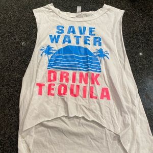 Cute sleeveless crop top